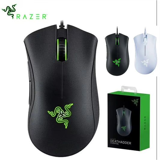 Razer DeathAdder Essential Wired Gaming Mouse / Wired Mouse 6400DPI 5 Independently Buttons For Laptop PC Gamer