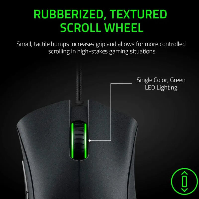 Razer DeathAdder Essential Wired Gaming Mouse / Wired Mouse 6400DPI 5 Independently Buttons For Laptop PC Gamer