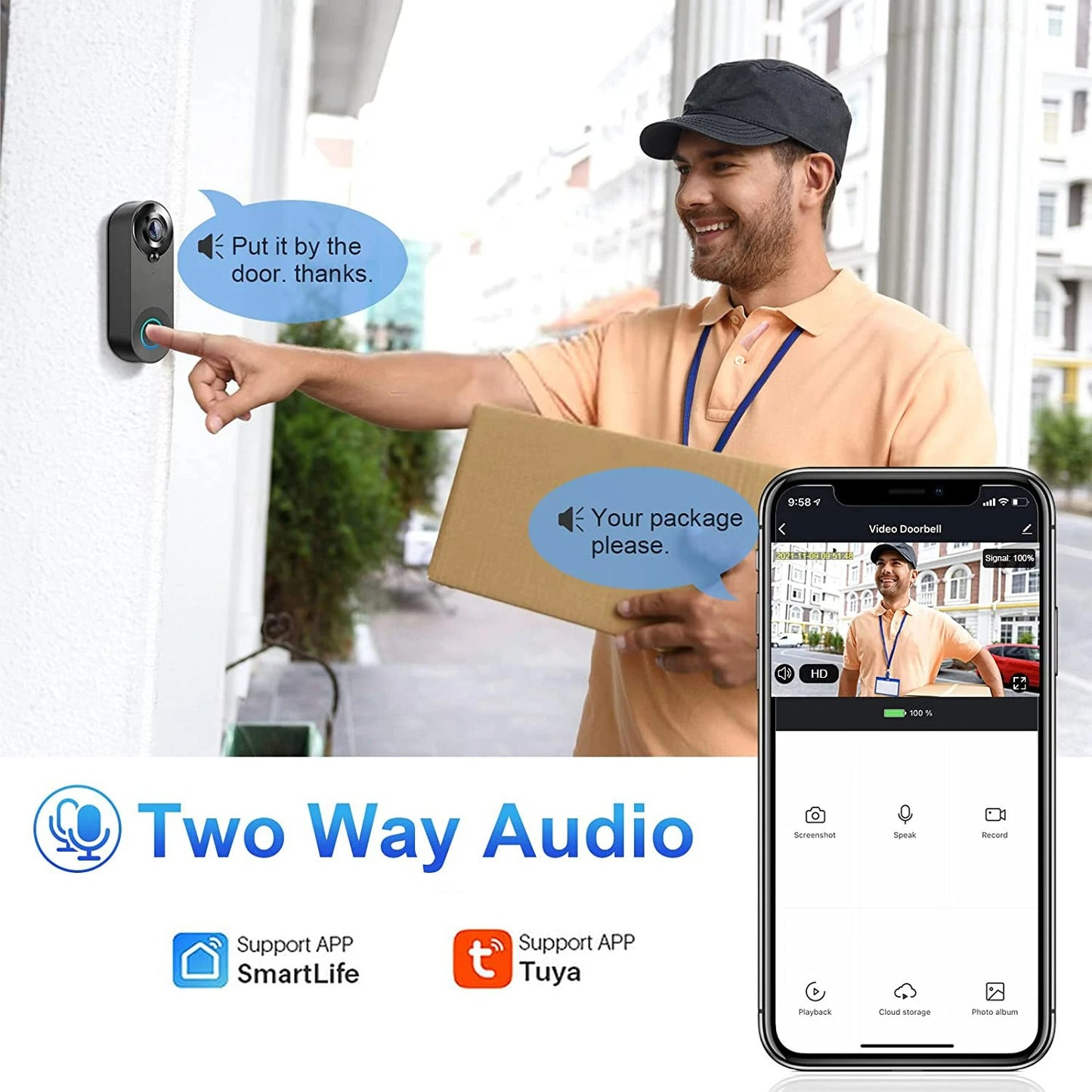 TUYA 1080p Doorbell camera